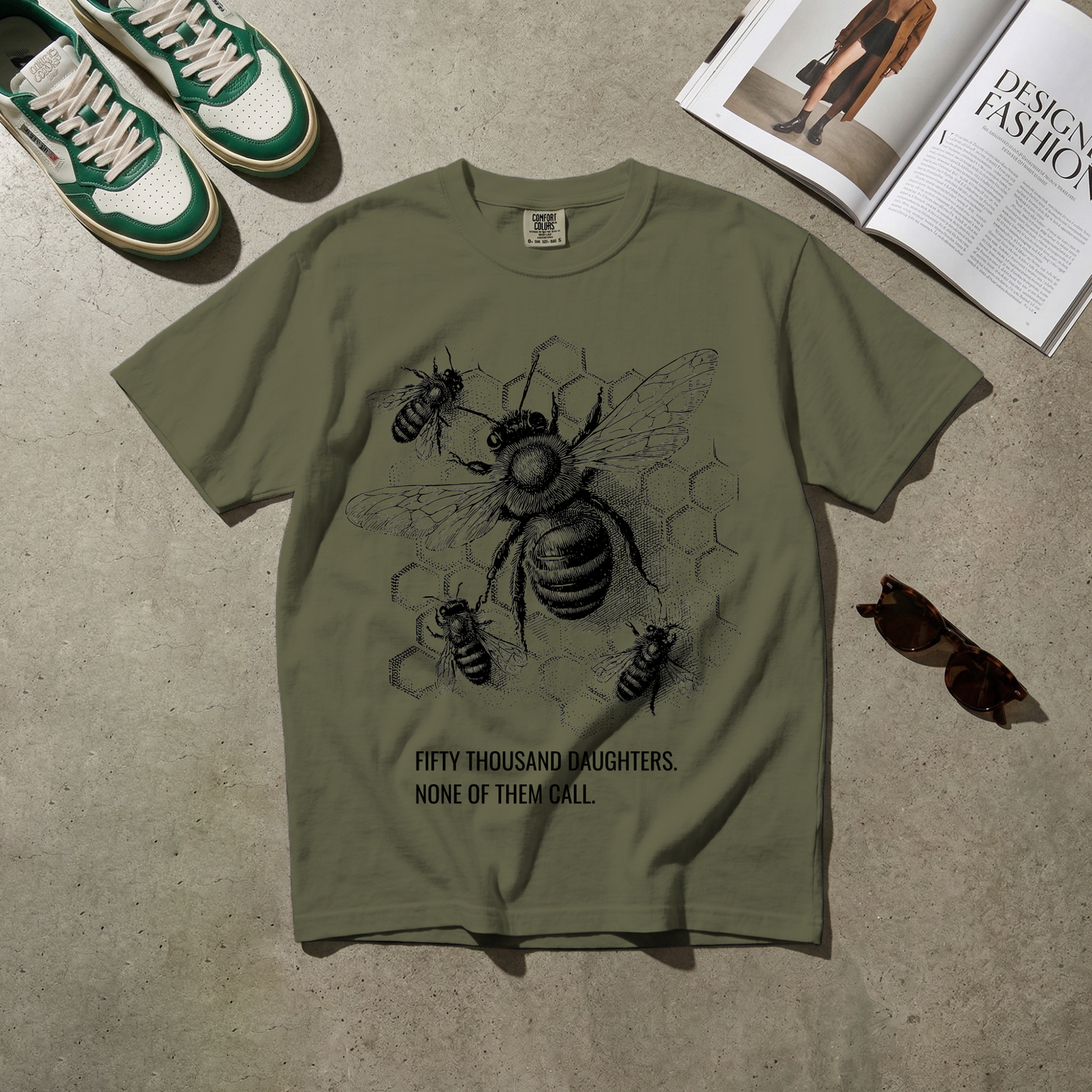 Fifty Thousand Daughters. None of Them Call. Tee