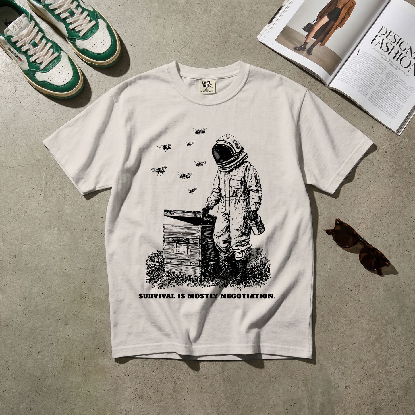Survival Is Mostly Negotiation. Tee