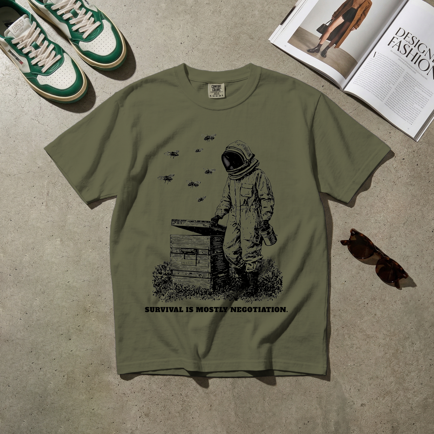 Survival Is Mostly Negotiation. Tee