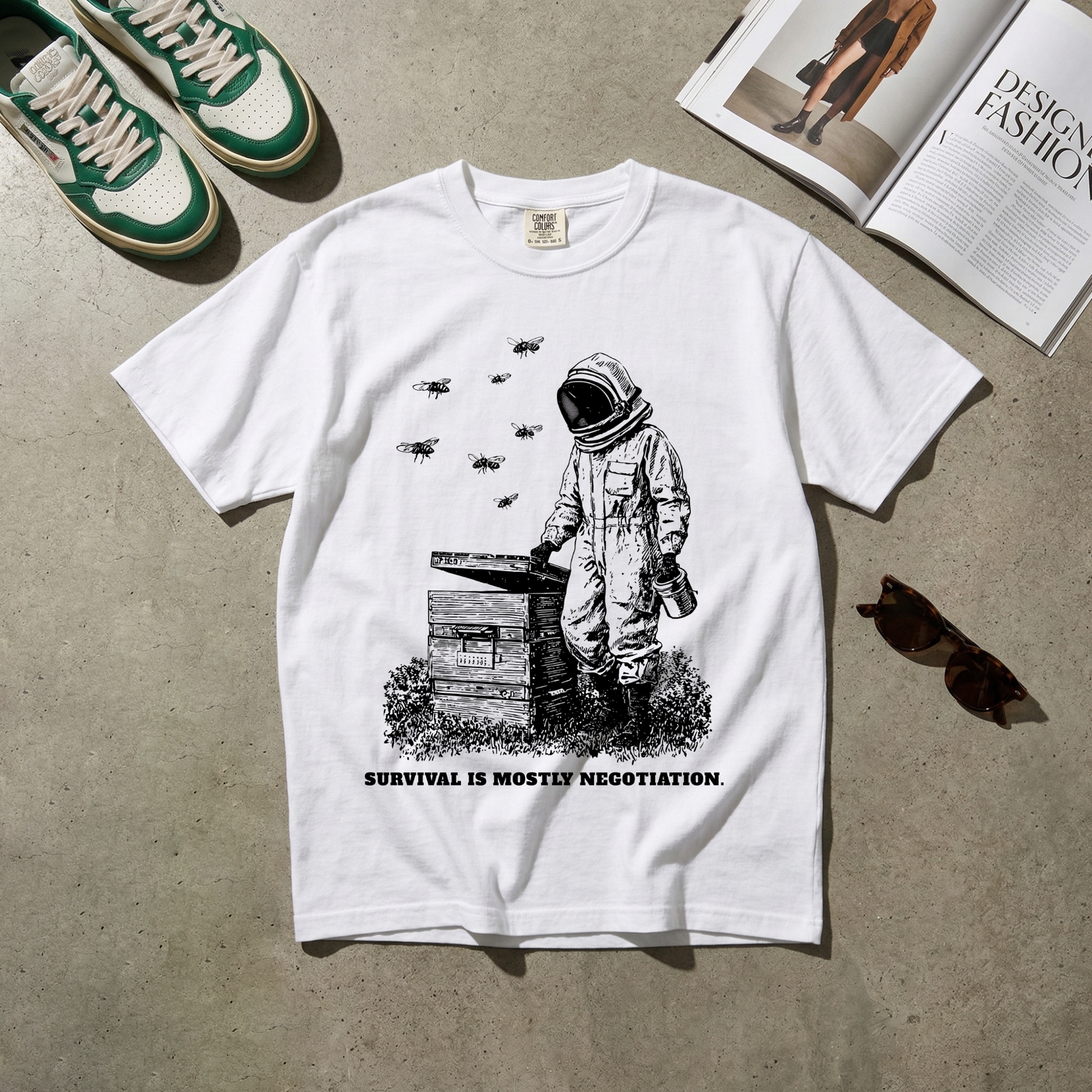 Survival Is Mostly Negotiation. Tee