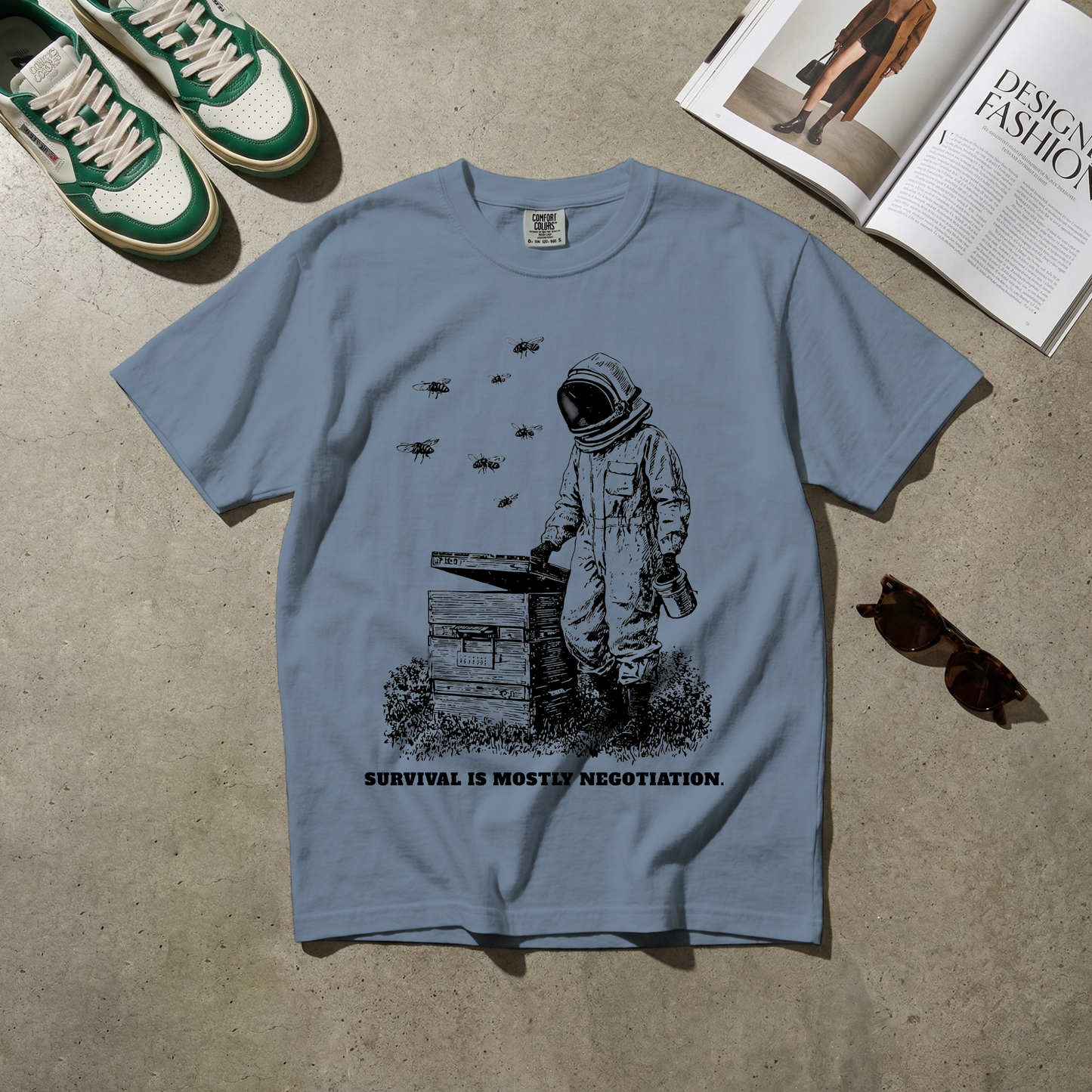 Survival Is Mostly Negotiation. Tee
